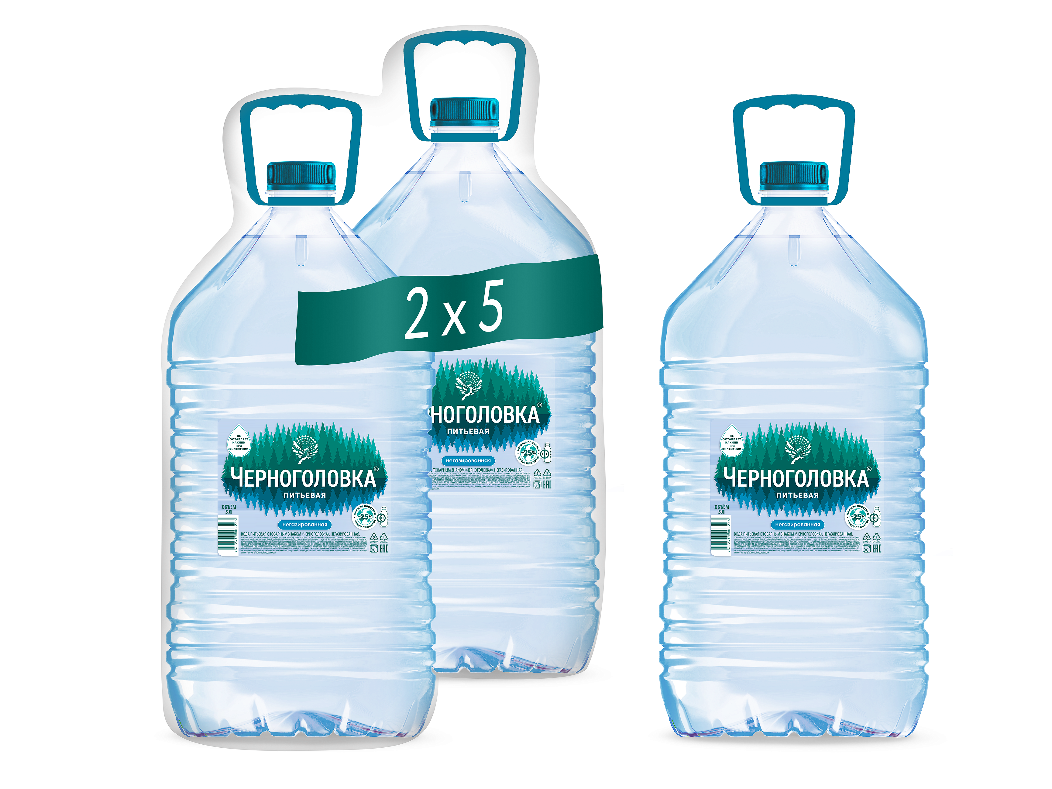 Вода питьевая ЧЕРНОГОЛОВКА 5,0 л